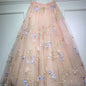 Three-Dimensional Embroidery Puffy Skirt for Women
