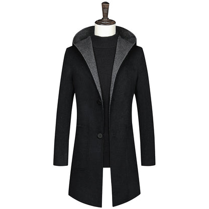 Hooded Wool Coat