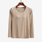 Autumn Long Sleeve Top with Built-in Bra for Women