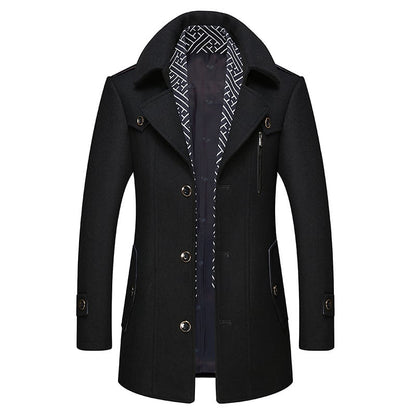 Padded Cotton Coat and Wool Coat Combo