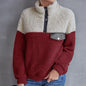 Color-Blocking Casual Plush Sweater for Women