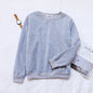 Solid Color Pullover Sweater for Women