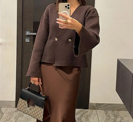 Solid Knit Cardigan Top