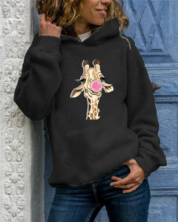 Solid Color Round Neck Sweater for Women