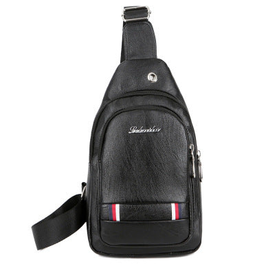 Soft Leather Small Crossbody Bag for Men