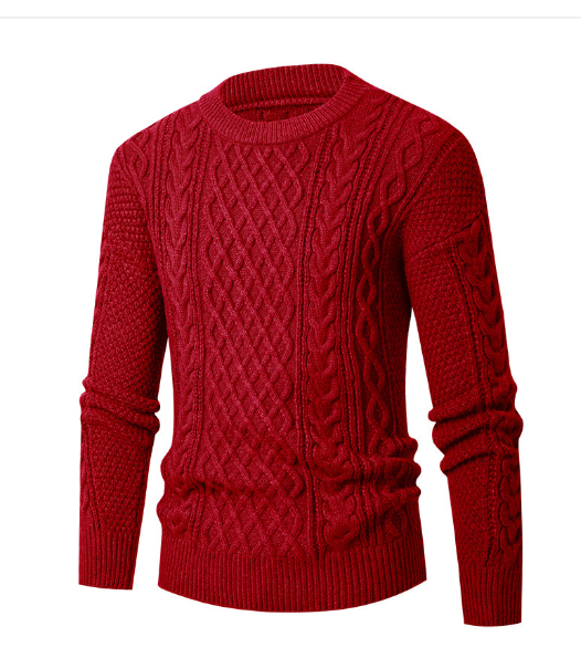 Round Neck Knit Sweater for Women