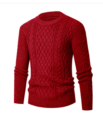 Round Neck Knit Sweater for Women