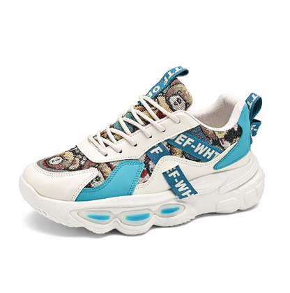 Bear Design, Casual Sports Shoes, Graffiti Sneakers