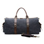Vintage Leather Travel Bag for Men - Large Capacity
