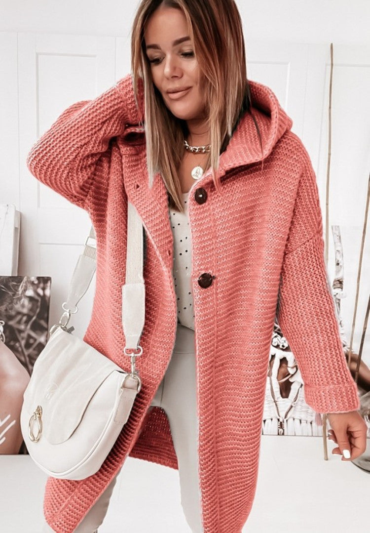 Plus Size Loose Cardigan Sweater for Women