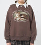 Casual Long-sleeved Printed Sweater for Women