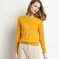 Women's Knitted Round Neck Sweater Top