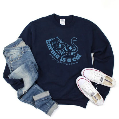 Retro Crew Neck Sports Sweater for Women
