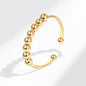 S925 Sterling Silver Rotatable Stress Relief Ring