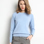 Women's Knitted Round Neck Sweater Top