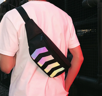 Reflective Tactical Chest Bag for Men and Women