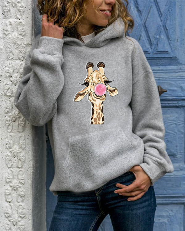 Solid Color Round Neck Sweater for Women