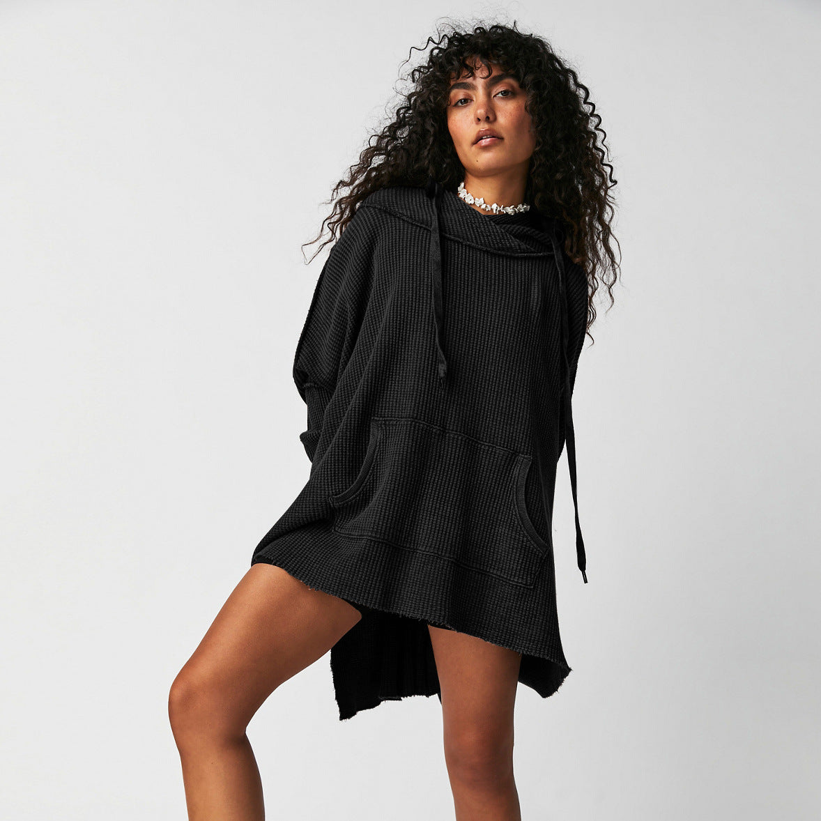 Hooded Fashion Brand Loose Sweater for Women