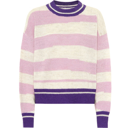 Irregular Striped Sweater for Men and Women