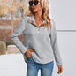 Long Sleeve Plaid Patchwork Sweater for Women