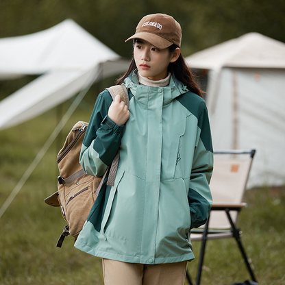 Multicolor Outdoor Coat