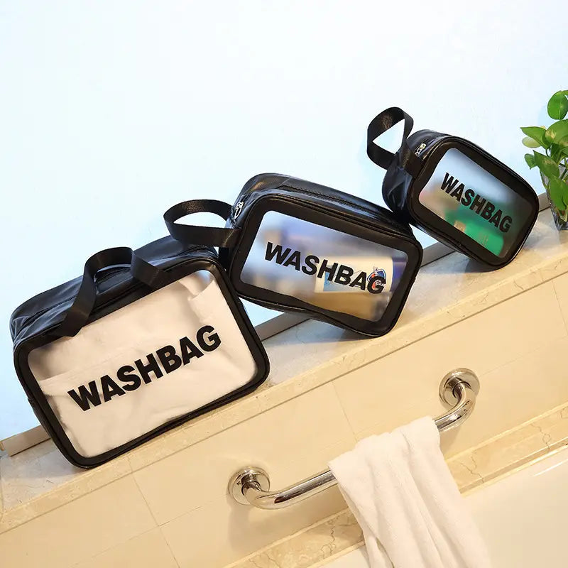 Portable Transparent Travel Organizer Bag for Women