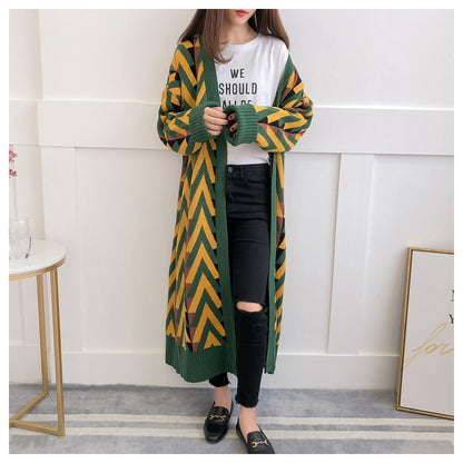 Geometric Cardigan Sweater for Women