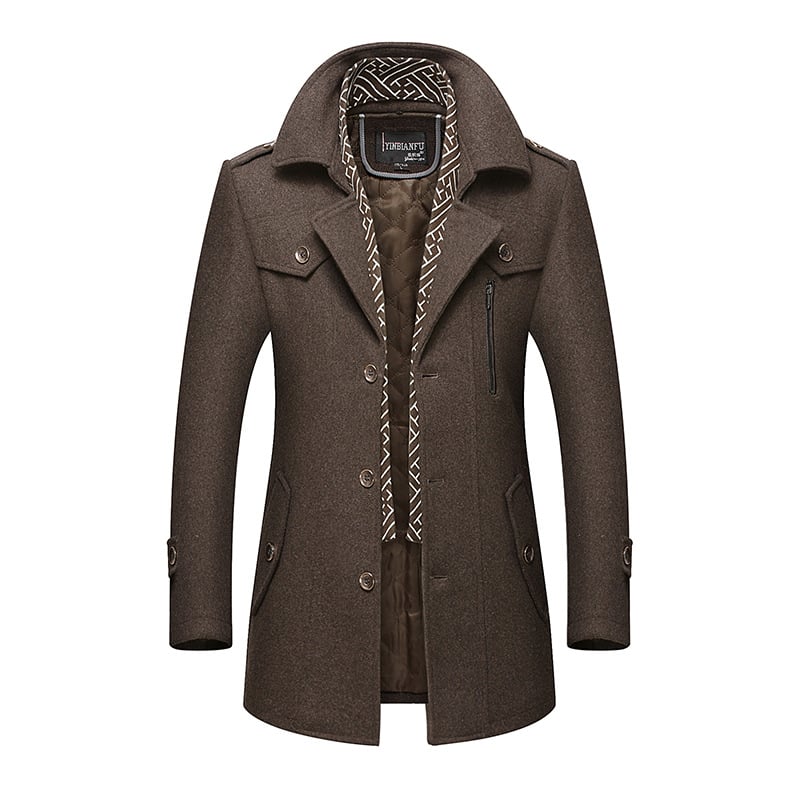 Padded Cotton Coat and Wool Coat Combo