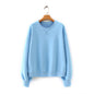 Embroidered X-shaped Pullover Sweater for Women