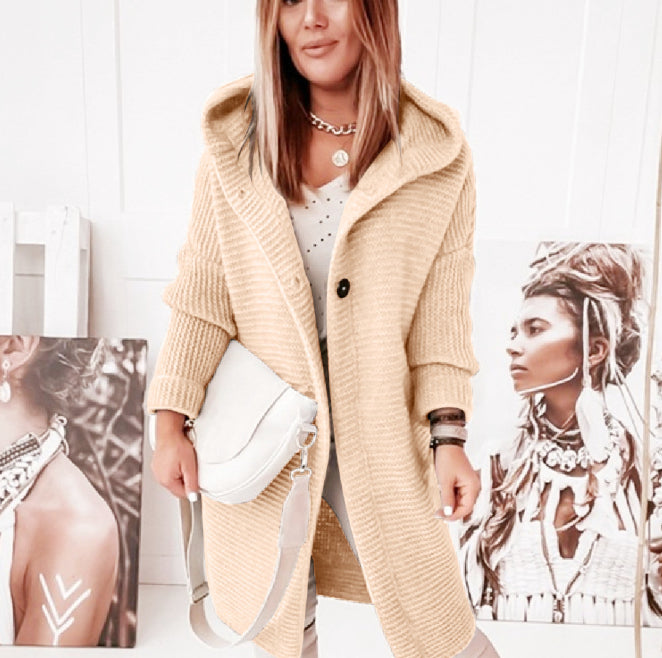 Plus Size Loose Cardigan Sweater for Women