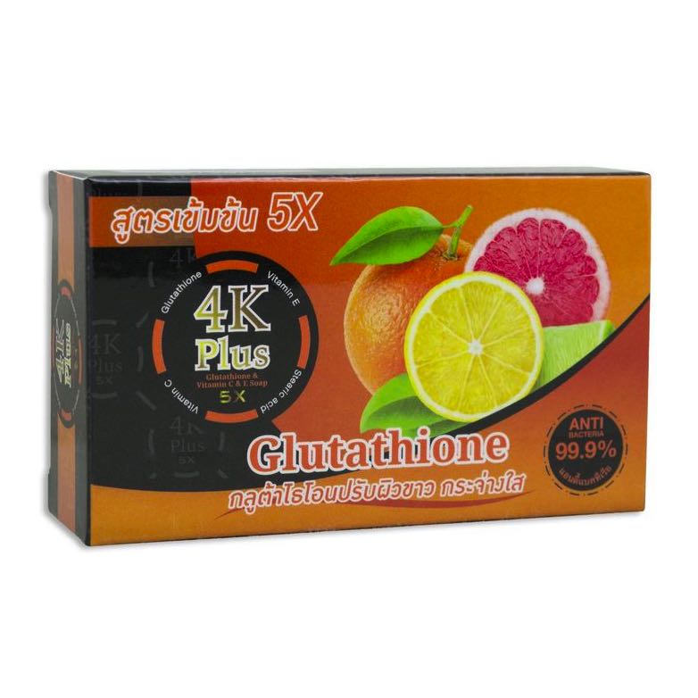 4K Plus 5X Glutathione & Vitamin C & E Soap